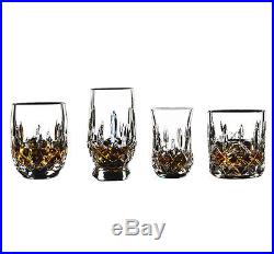 Waterford Lismore Whiskey Tumbler Mixed Set of 4 Glasses #40003439 New In Box