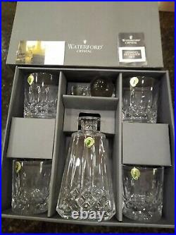 Waterford Lissadel Crystal Decanter Set withFour GlassesNEWNIBGREAT GIFT ITEM
