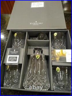 Waterford Lissadel Crystal Decanter Set withFour GlassesNEWNIBGREAT GIFT ITEM