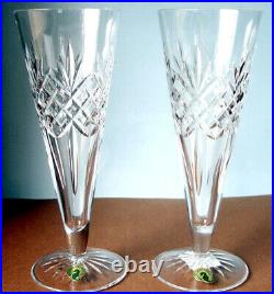 Waterford Long Drinks Pilsner Beer Glass SET/2 Crystal Made in Ireland New