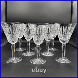 Waterford Maeve Crystal Water Goblet Set of 8 Goblets Ireland 6 7/8