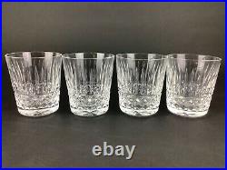 Waterford Maeve Set of FOUR (4) Old Fashioned Glasses 3 5/8 Tall Tumblers Lot B