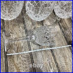 Waterford Marquis Brady Pattern Clear Cut Crystal 14oz Water Goblet Set Of 11