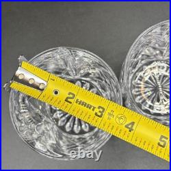Waterford Marquis Brookside Double Old Fashioned Crystal Glasses Set 2 Barrel