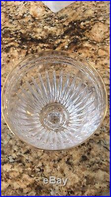 Waterford Marquis Hanover Gold Trim Crystal Goblet Wine Glass 7.5/ Set of 8