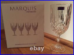 Waterford Marquis Markham 17 fl oz Crystal Iced Beverage Glasses S/4 NIB