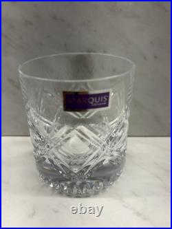Waterford Marquis Oblique Decanter & Tumbler Set 7 Pcs Crystal New Beautiful