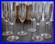 Waterford Marquis Set of 6 Brookside Champagne Flutes Excellent Condition