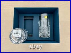Waterford Mastercraft Irish Lace Hiball Highball Glass 13.5 oz Set of 2 BNIB