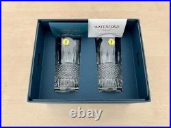 Waterford Mastercraft Irish Lace Hiball Highball Glass 13.5 oz Set of 2 BNIB
