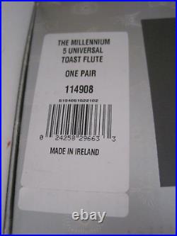 Waterford Millennium Collection Toasting Flutes AU With Box Set 2