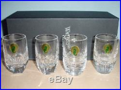 Waterford Mixology 4 Piece Mixed Shot Glass Set In Clear Crystal 156817 NEW