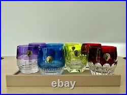 Waterford Mixology Amethyst, Blue, Lime & Red DOF Tumbler 4 Sets for 8 BNIB