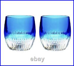 Waterford Mixology Amethyst, Blue, Lime & Red DOF Tumbler 4 Sets for 8 BNIB