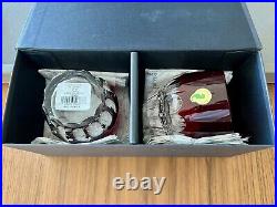 Waterford Mixology Amethyst, Blue, Lime & Red DOF Tumbler 4 Sets for 8 BNIB