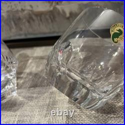 Waterford Mixology Argon Talon Clear Crystal Set Of 2 Tumblers DOF Glasses New