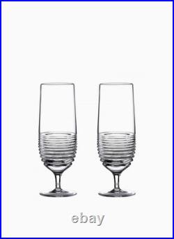 Waterford Mixology Circon Hurricane Glass 14 oz Set of 2 BNIB