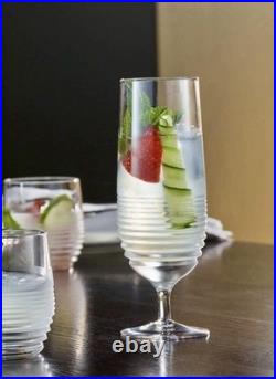 Waterford Mixology Circon Hurricane Glass 14 oz Set of 2 BNIB