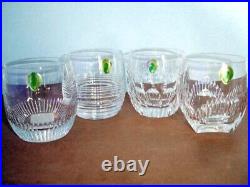 Waterford Mixology Mixed Pattern Clear Crystal SET/4 Tumblers DOF Glasses New