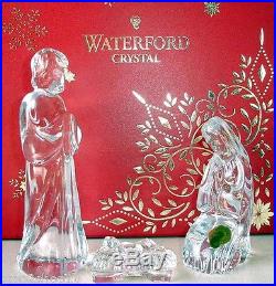 Waterford Nativity Holy Family 3 Piece Figurine Set Jesus Mary Joseph 164970 New