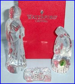 Waterford Nativity Set Holy Family 3 PC Figurine Mary Joseph Jesus Ireland New