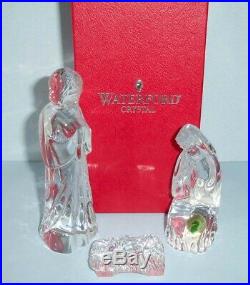 Waterford Nativity Set Holy Family 3 PC Figurine Mary Joseph Jesus Ireland New