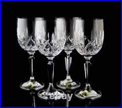 Waterford Newgrange Claret Wine Glasses Set of 4 Elegant Vintage Crystal Signed Waterford Newgrange Claret Wine Glasses Set of 4 Elegant Vintage Crystal Signed