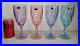 Waterford Pastel Iced Tea Set of 4 Multi Color Bright Cheery Glasses NEW Marquis