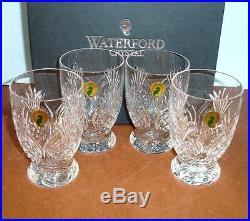 Waterford Pineapple hospitality Beverage/Juice Glasses SET/4 Crystal 154881 New