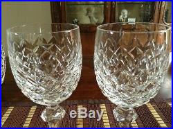 Waterford Powerscourt Water Goblets 7 5/8 (set Of 4)