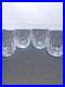 Waterford Rosslare Old Fashioned Tumbler Glasses Set 4 Vintage Crystal Barware