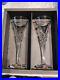 Waterford Set of 2 Toasting Flutes Glasses Champaign Glasses Millennium 2000 NIB