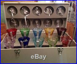 Waterford Snowflake Wishes Set Of 10 Prestige Cased Crystal Champagne Flutes New
