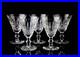 Waterford Tramore Claret Wine Glasses Set of 5 Elegant Vintage Crystal Signed