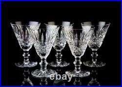 Waterford Tramore Claret Wine Glasses Set of 5 Elegant Vintage Crystal Signed