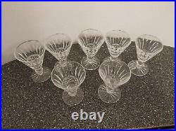 Waterford Wine Glass Crystal KYLEMORE 3' X 2' Authentic VINTAGE Set Of 7