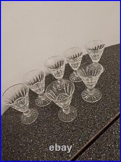 Waterford Wine Glass Crystal KYLEMORE 3' X 2' Authentic VINTAGE Set Of 7