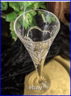 Waterford Wishes Love & Romance Toasting Flutes Wedding New Year Set Of Two