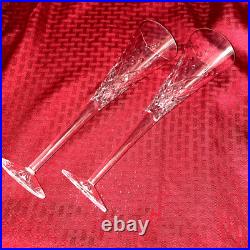 Waterford'happy Celebration' Champagne Flutes Set Of Two Waterford'happy Celebration' Champagne Flutes Set Of Two