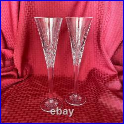 Waterford'happy Celebration' Champagne Flutes Set Of Two Waterford'happy Celebration' Champagne Flutes Set Of Two