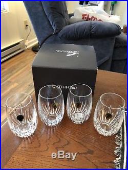 Waterfordsouthbridge Crystalstemless Wine Glassesverreset Of 4 Nib40030932