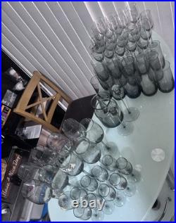 Wedge wood crystal Drinkware Set with Wine Glasses Highball Glasses, an Pitcher