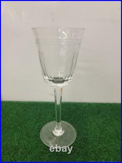 Wedgwood Dynasty Crystal Wine Goblets Glasses 7.8 Inch Set Of 3