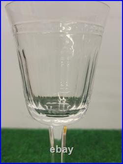 Wedgwood Dynasty Crystal Wine Goblets Glasses 7.8 Inch Set Of 3