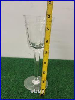 Wedgwood Dynasty Crystal Wine Goblets Glasses 7.8 Inch Set Of 3