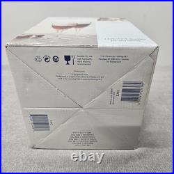 Wedgwood Elegance Crystal Red Wine Glasses Set of 4 NIB 24% Lead Stemware
