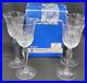 Wedgwood MAJESTY Full Lead Crystal Goblet Cordial Glasses Set of 4