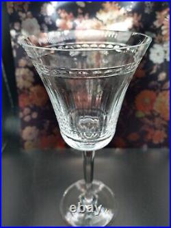 Wedgwood Yugoslavia Crystal Water Wine Goblets Dynasty pattern 8 7/8 Set of 5