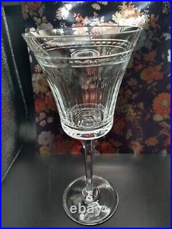 Wedgwood Yugoslavia Crystal Water Wine Goblets Dynasty pattern 8 7/8 Set of 5