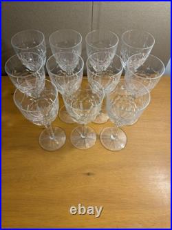 William Yeoward Cecilia Etched Crystal Water Goblets Set Of 11